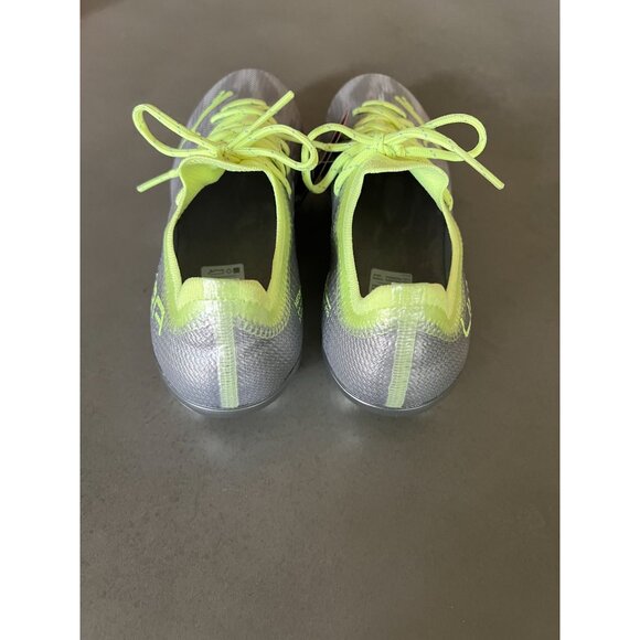Puma ULTRA 1.4 FG/AG Women\'s Soccer Cleats Silver Neon Green 106723-01 Size 7